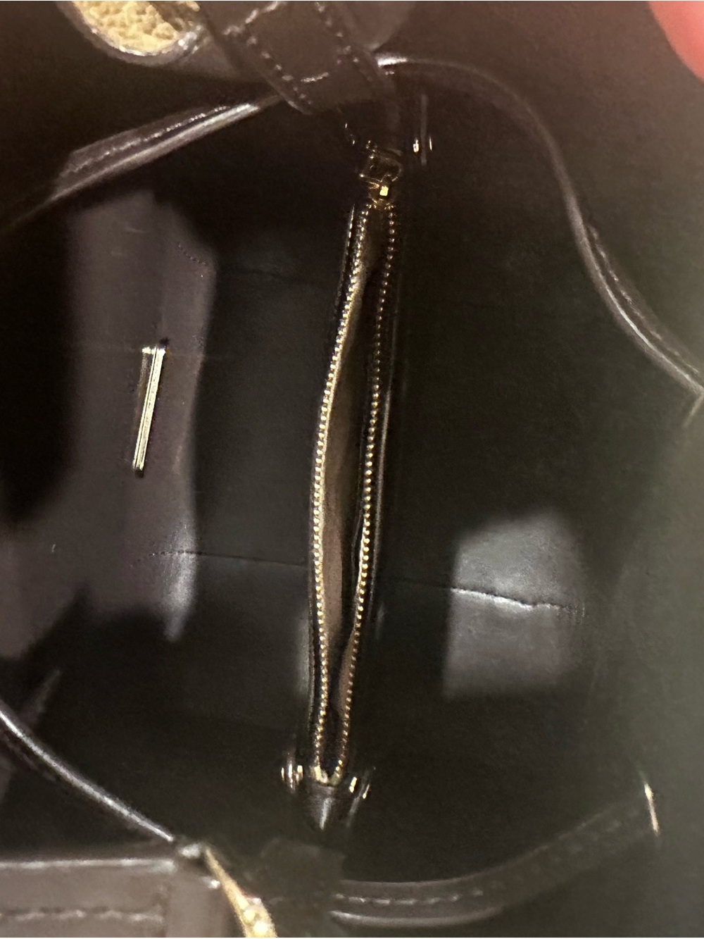 Michael Kors Brown and Tan Pebbled Leather Drawstring Shoulder Bag - Picture 5 of 16